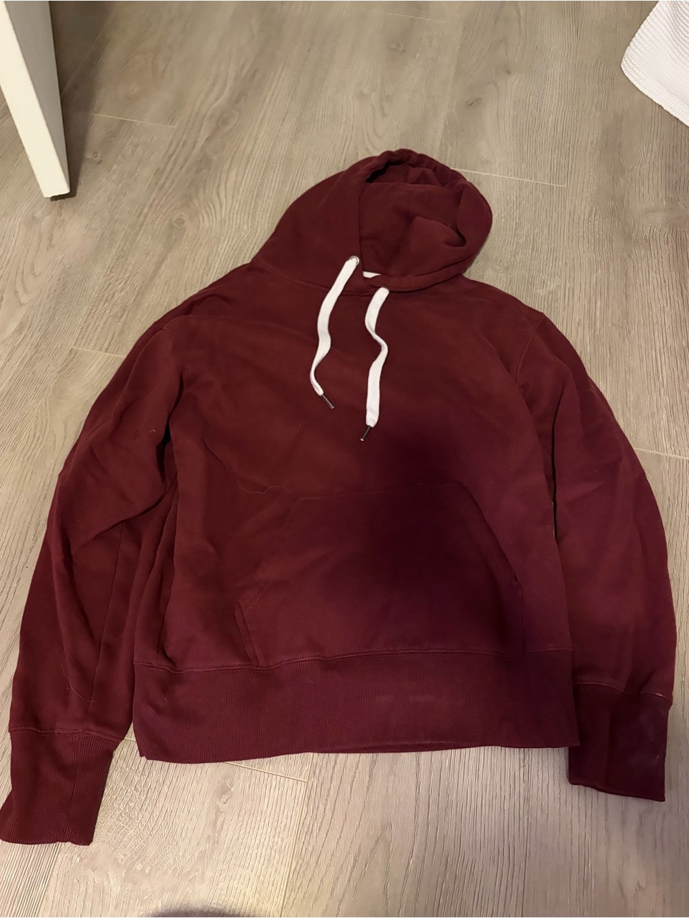 Women’s Burgundy Drawstring Hoodie